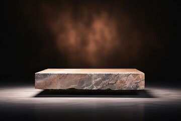 Stone podium for product presentation