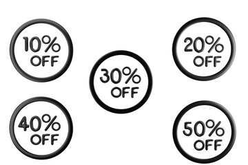 50 percent discount on black background
