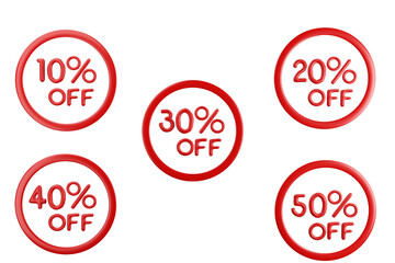 sale labels, red, 10%, 3d, 50, 70, 90, advancement, advertising, awards, background