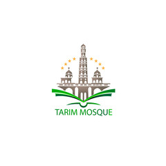 Tarim mosque logo, Vector Design