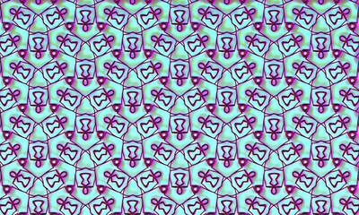 Vector Bliss: This seamless pattern marries precision with creativity, offering a mesmerizing tapestry of geometric elegance. Versatile for textiles or digital projects, it unveils intricate details u