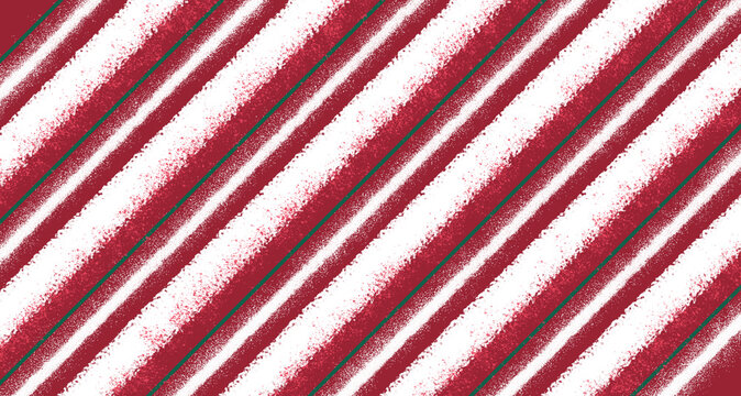 Red and white Christmas stripes - sugary candy cane background