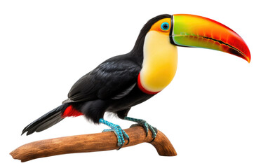 Toucan Unveiled On Transparent PNG