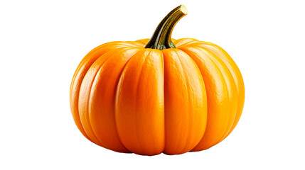 Pumpkin Patch PNG with Transparent Background. Generative AI.