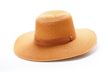 Fototapeta na wymiar An elegant straw hat, providing a touch of Western style for a trendy and comfortable summer accessory.