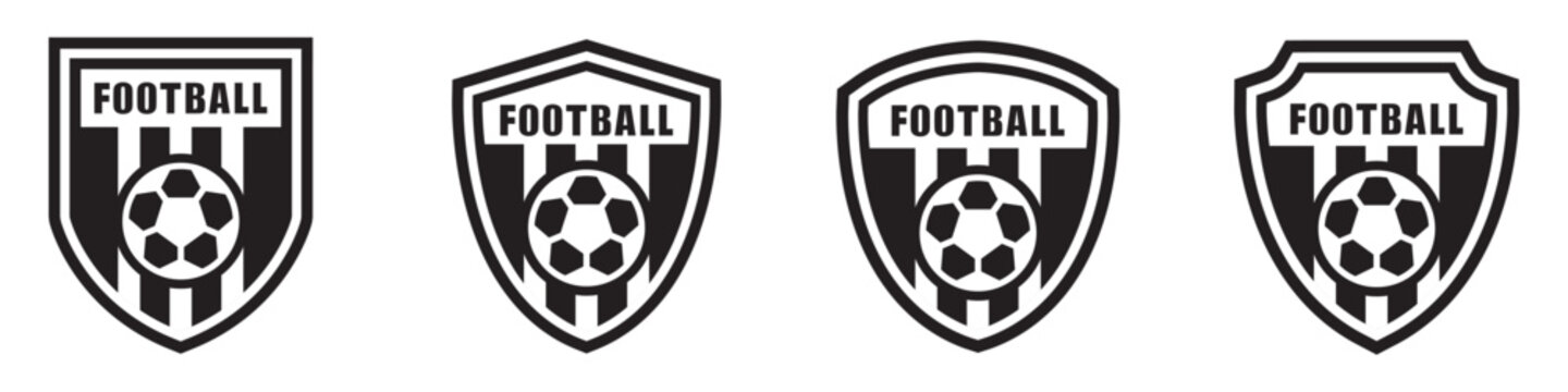 Football team logo, Soccer logo icon, vector illustration
