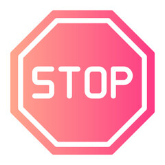 stop gradient icon