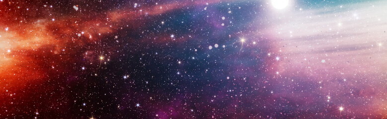 High quality space background. Starfield in outer space many light years far from the Earth. Elements of this image furnished by NASA.