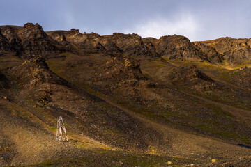 Remnants of coal mines, Longyearbyen