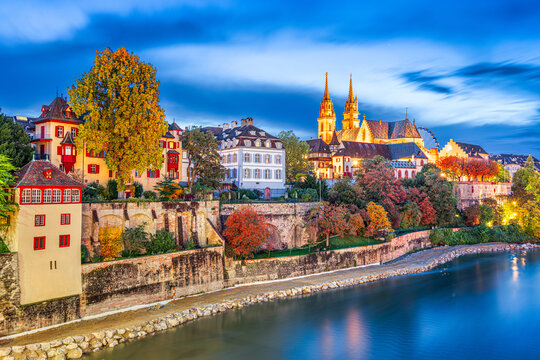 Basel, Switzerland on the Rhine River