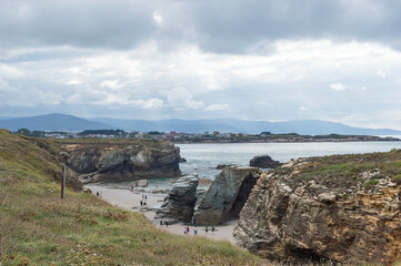 Sea landscape with clouds