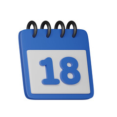 Day 18 3d icon