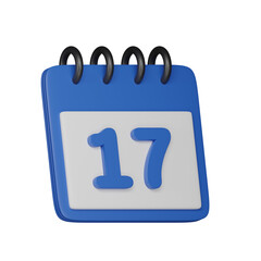 Day 17 3d icon