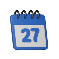Day 27 3d icon