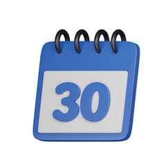 Day 30 3d icon
