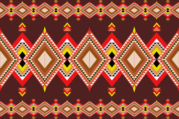 Traditional ethnic,geometric ethnic fabric pattern for textiles,rugs,wallpaper,clothing,sarong,batik,wrap,embroidery,print,background, illustration