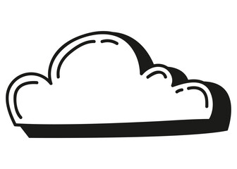 Journal doodle icon. Hand drawn banner or element for notebook, diary and planner. Doodle scribble style. Vector illustration