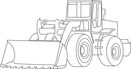 Contraction Vehicles coloring page