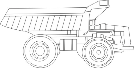 Contraction Vehicles coloring page