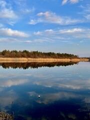 Fototapeta premium lake and sky
