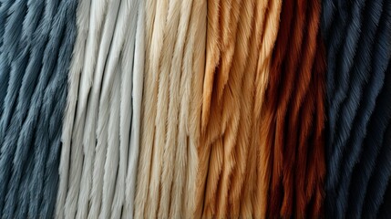 Vibrant threads weave together a kaleidoscope of textures, embodying the beauty and diversity of fashion and self-expression