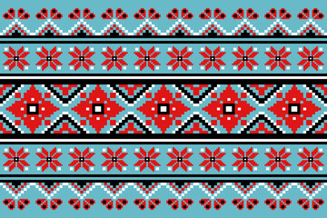 Traditional ethnic,geometric ethnic fabric pattern for textiles,rugs,wallpaper,clothing,sarong,batik,wrap,embroidery,print,background, illustration
