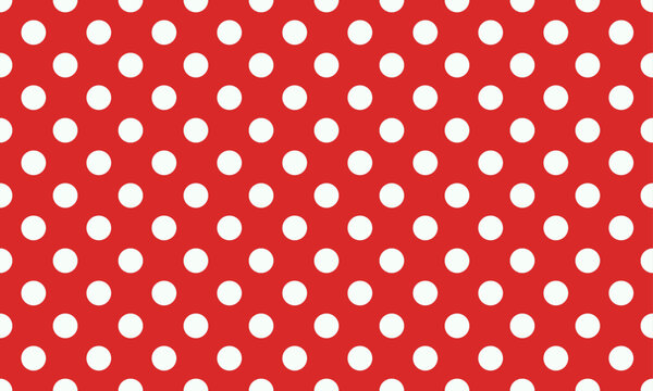 Vector Polka Dot Halftone Seamless Background Pattern