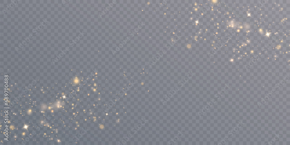 Poster bright christmas glitter background design. bokeh light effect of an explosion of flickering particl