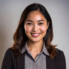 Fototapeta premium portrait of a smiling businesswoman