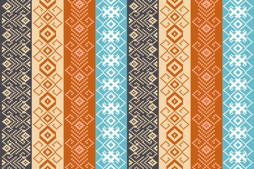 Traditional ethnic,geometric ethnic fabric pattern for textiles,rugs,wallpaper,clothing,sarong,batik,wrap,embroidery,print,background, illustration