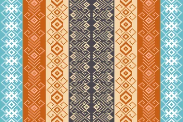 Photo sur Plexiglas Style bohème Traditional ethnic,geometric ethnic fabric pattern for textiles,rugs,wallpaper,clothing,sarong,batik,wrap,embroidery,print,background, illustration