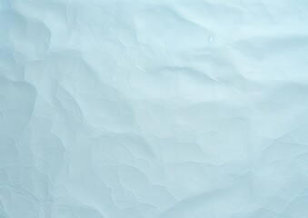 Top view abstract pastel blue crumpled paper textured background