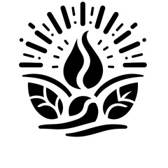 roasted coffee beans vector