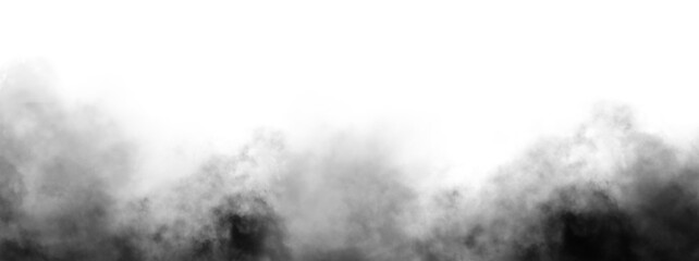 Dark Color smoke fog on isolated background. Texture overlays. Design element. vector cloudiness, Template fog. Vector illustration