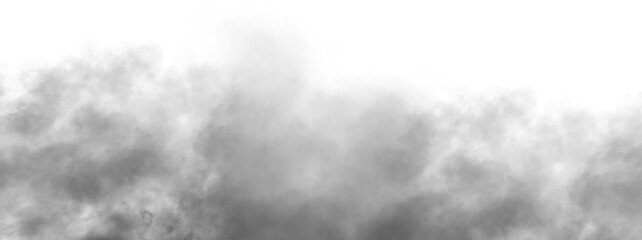 Dark Color smoke fog on isolated background. Texture overlays. Design element. vector cloudiness,...