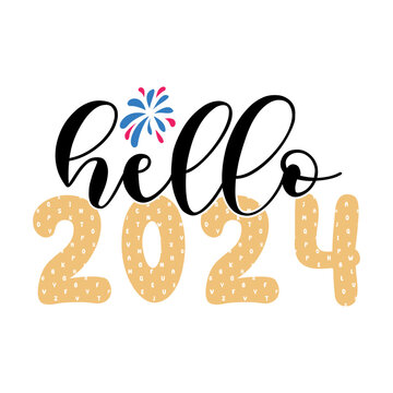 Hello 2024 Svg