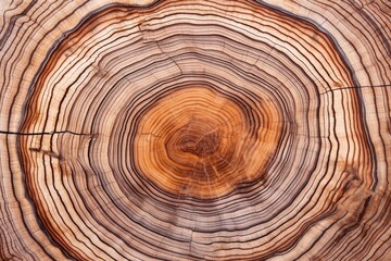 intricate rings of tree cross-section - obrazy, fototapety, plakaty