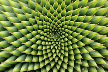 texture of spiky pineapple exterior