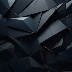 Eclipse patterns dark broken 3D geometric abstract