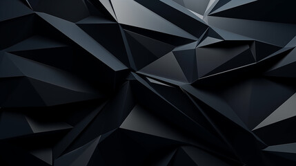 Void intricacy 3D dark broken geometric abstract