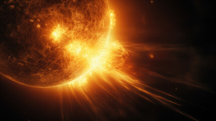 Close-up of the sun (SOL) - obrazy, fototapety, plakaty