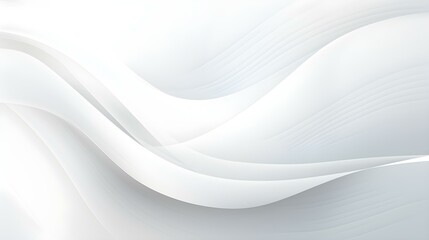 Obraz premium Gradient Background in white Colors. Elegant Display Wallpaper with soft Waves