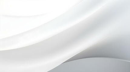 Gradient Background in white Colors. Elegant Display Wallpaper with soft Waves
