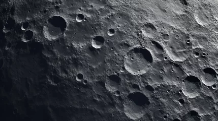 Fotobehang Surface of the moon © Robin