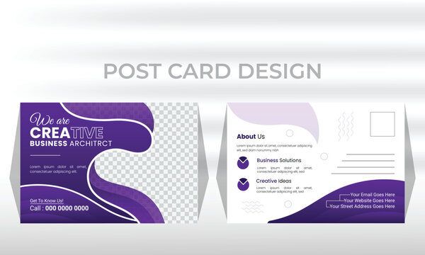 Corporate Professional Business Postcard Design, Event Card Design, Direct Mail EDDM Template, Invitation Design.