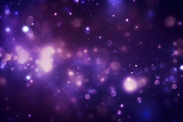 silver violet glow particle abstract bokeh background