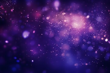 Obraz premium silver violet glow particle abstract bokeh background