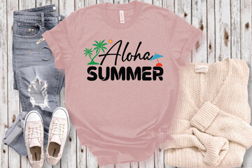 Summer SVG t shirt design vector eps.file