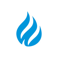 Letter W water logo design vector,editable eps 10