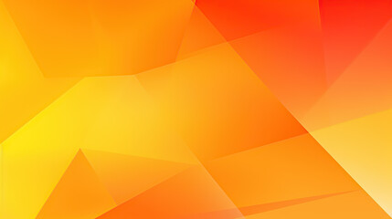 Yellow orange red abstract background for design. Geometric shapes. Triangles, squares, stripes, lines. Color gradient. Modern, futuristic. Colorful. Bright. Web banner.